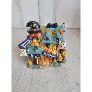 Vintage ceramic pumpkin factory witch hat pumpkin Halloween